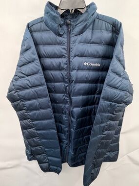Columbia Men's Navy Quilted Puffer Jacket size xl
